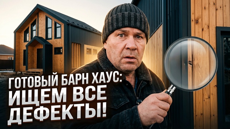 Видеообзор Дбрус: Барн Хаус: обзор построенного дома
