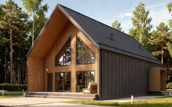 Проект, по которому построен дом