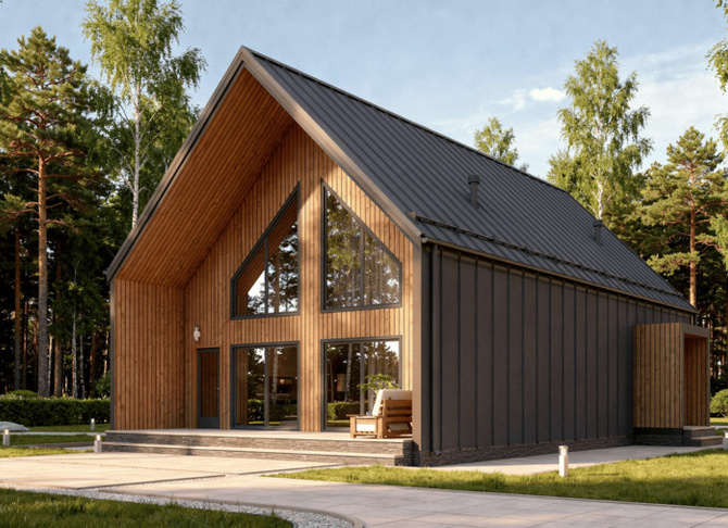 Барн-Хаус Альбион — 8x14 м, 210 м²