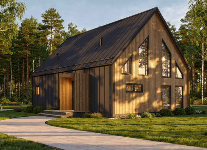 Барн-Хаус Альбион — 8x14 м, 210 м²