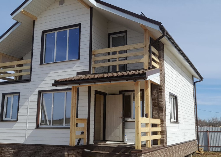 Каркасный дом Рублевский 8х9,5 в Щелковском р-не, сады на реке, фото 1