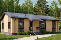 Каркасный коттедж Некрасовский — 9x14 м, 143 м²