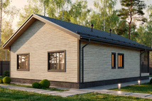 Каркасный коттедж Камелот — 9x13 м, 117 м²