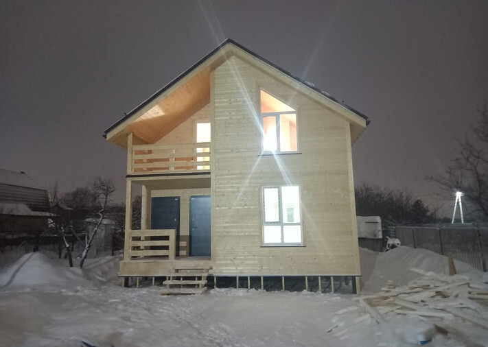 Каркасный дом "Дунай" в c/п Островецкое, д.Островцы, фото 1