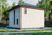 Каркасный коттедж Бостон — 8,5x9 м, 174 м²
