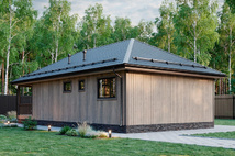 Каркасный коттедж Карелия — 8x12 м, 125 м²