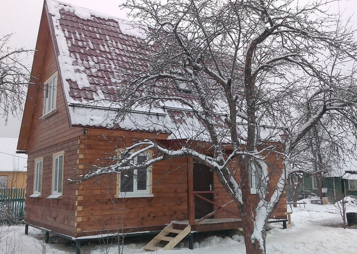 Брусовый дом 6х8 «Земляника» в р-не Орехово-Зуево, д. Смолово, фото 1