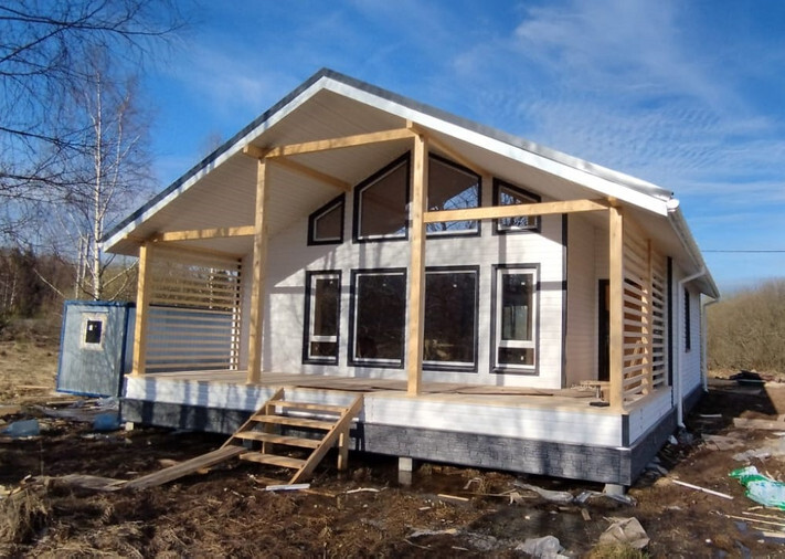 Каркасный дом Камелот 9х10,5 в с. п. Костинское, д. Морозово, фото 1