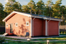 Каркасный дом Аделия — 8,2x12 м, 84 м²