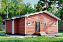 Каркасный дом Аделия — 8,2x12 м, 84 м²