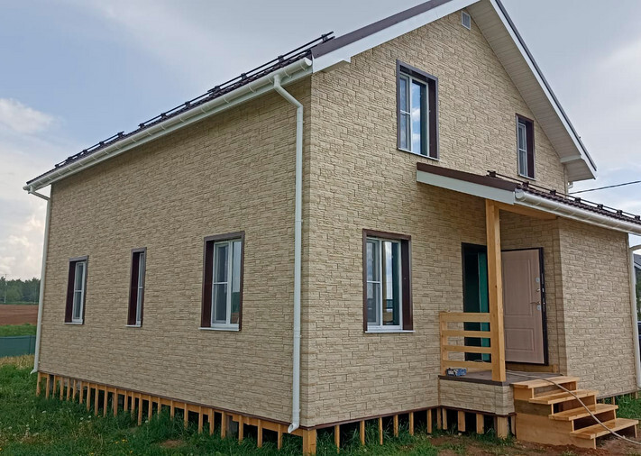 Каркасный дом 8,5x11 Зеленоград в г.о. Домодедово, КП Кузьминский, фото 1