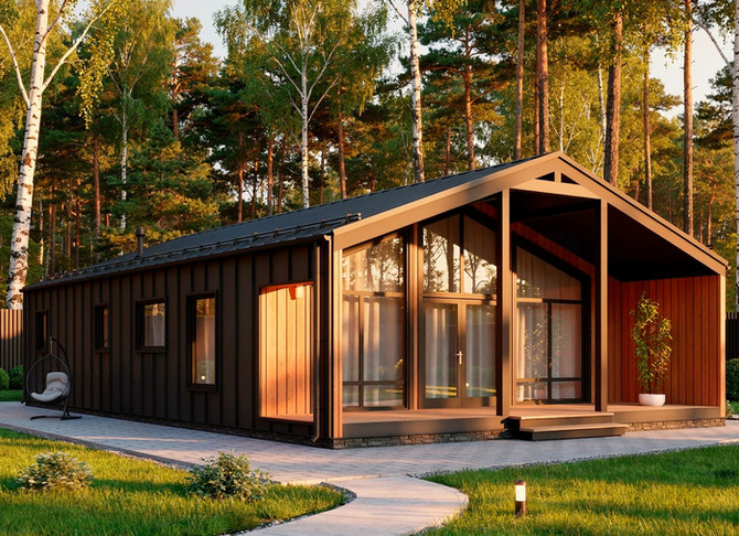 Барн-Хаус Берген — 9x15,5 м, 143 м²