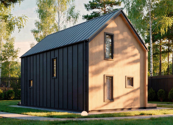 Барн-Хаус Выборг — 7,2x10,2 м, 137 м²