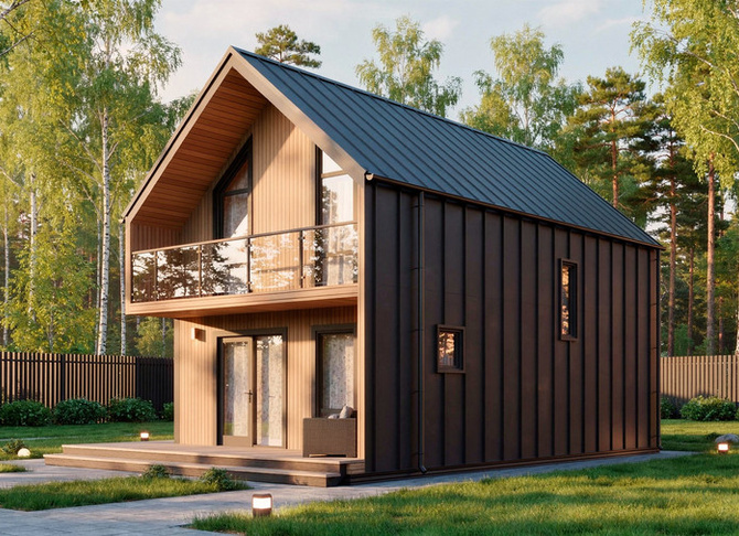 Барн-Хаус Выборг — 7,2x10,2 м, 137 м²