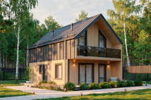 Барн-Хаус Выборг — 7,2x10,2 м, 137 м²