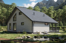 Каркасный коттедж Валдай — 12x13 м, 225 м²