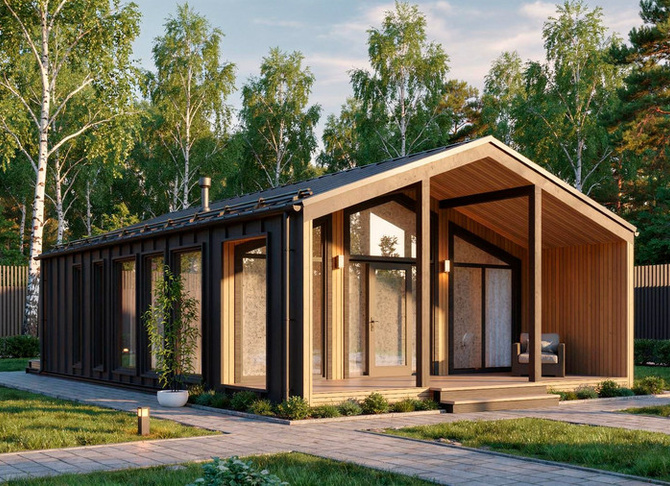 Барн-Хаус Софрино — 7x12,5 м, 90 м²