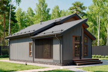 Каркасный коттедж Гармония — 11,4x12,6 м, 283 м²
