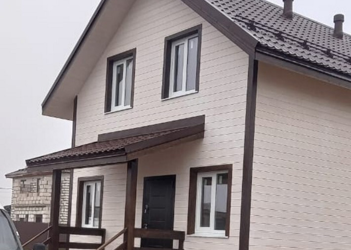Каркасный дом «Амур» 6х9 в д. Красное, г. о. Домодедово, фото 1