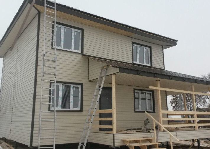 Дом 8х8 «Европейский 2» в Домодедовском районе, фото 1