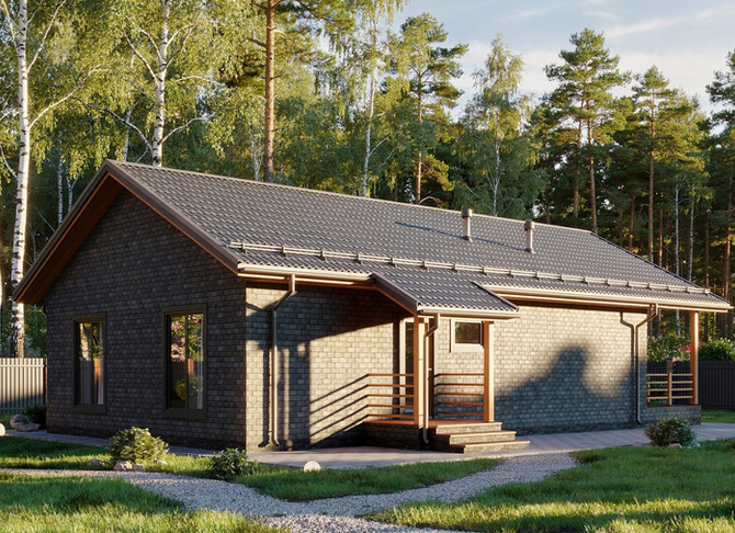 Каркасный дом Люксембург — 8x12 м, 119 м²