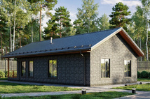 Каркасный дом Люксембург — 8x12 м, 119 м²