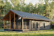 Каркасный дом Люксембург — 8x12 м, 119 м²