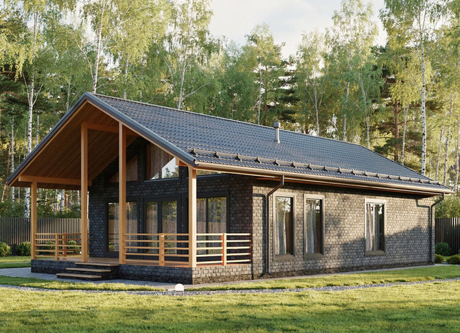 Каркасный дом Люксембург — 8x12 м, 119 м²