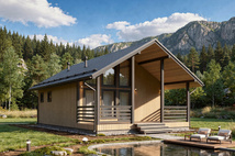 Каркасный дом Кедр — 7x8 м, 76 м²