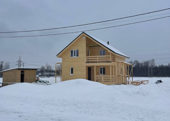 Каркасный дом «Дунай» 8х8 в МО, г. Можайск, фото 1