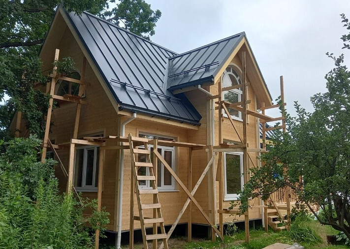 Каркасный дом Индивидуальный 7x9 м в городской округ Истра, деревня Малое Ушаково, фото 1