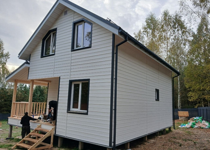 Каркасный дом «Байкал» 6x9 в Московской области, Клинский район, фото 1