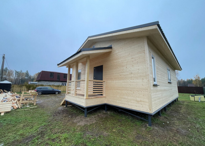 Каркасный дом Монако 8x10 в Богородский городской округ, село Мамонтово, фото 1