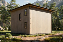 Каркасный коттедж Буран — 8x8 м, 150 м²