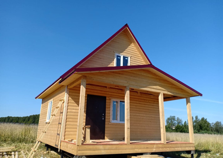 Каркасный дом 6х6 под отделку Киевское ш, КП Анкудиново, фото 1