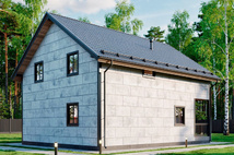 Каркасный дом Варяг — 9x11 м, 201 м²
