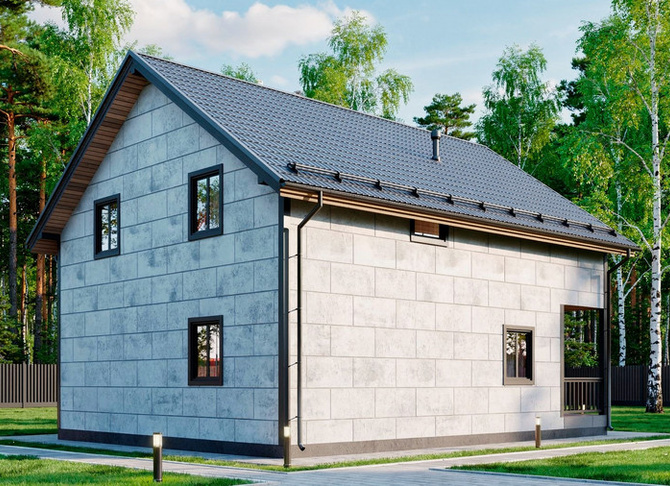 Каркасный дом Варяг — 9x11 м, 201 м²