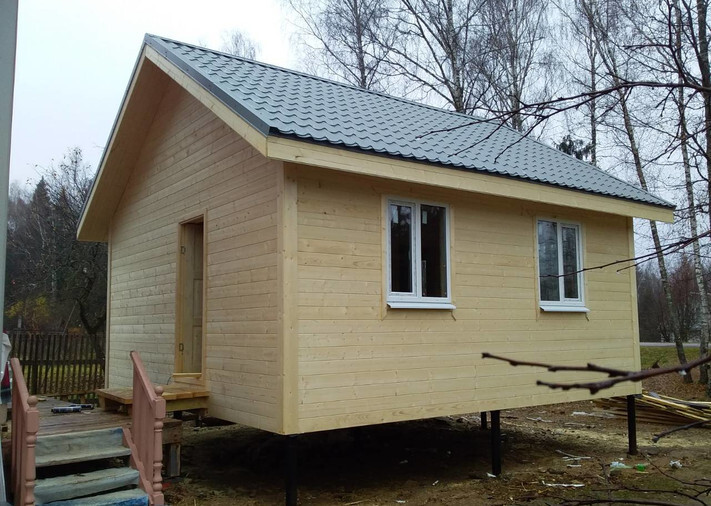 Одноэтажный дом 6х6 в Рузском районе, деревня Новокурово, фото 1