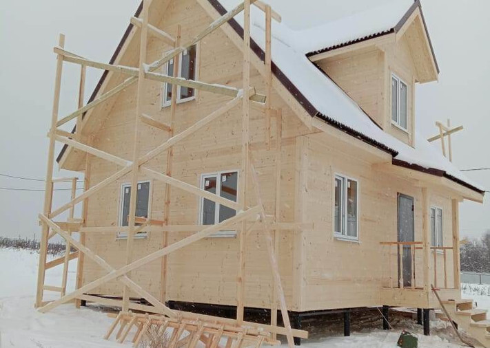 Каркасный дом 6х8 «Валенсия» в Можайском районе, д. Ваулино, фото 1