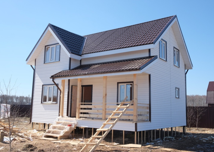 Каркасный дом 7х8,5 Сказка 2 в Раменском р-не, д. Салтыково, фото 1