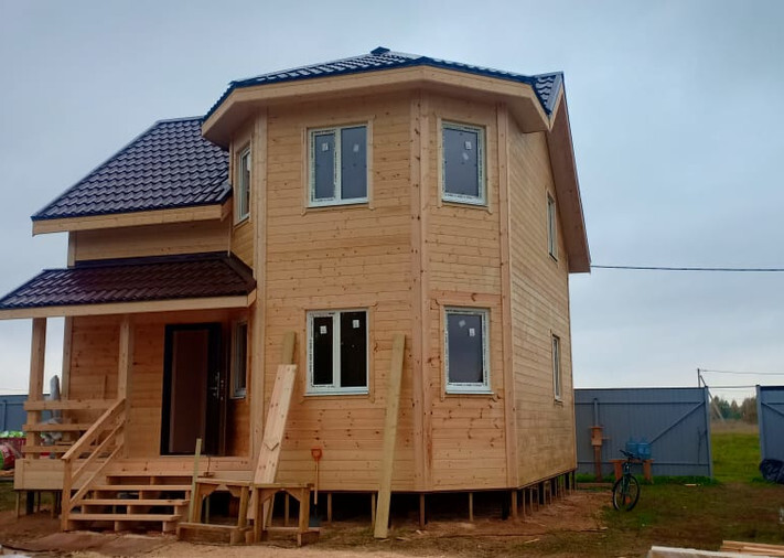 Каркасный дом 7,5х7,5 Верден в Сергиево-Посадском г. о., д. Шепелево, фото 1