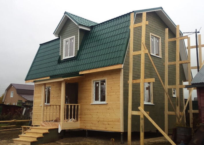 Каркасный дом 6х8 Валенсия в Раменском р-не, с. п. Никоновское, фото 1
