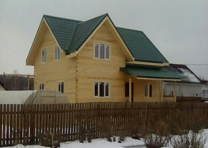Брусовый дом 7х9,5 «Сказка» в с. п. Стремиловское, СНТ «Сигнал», фото 1