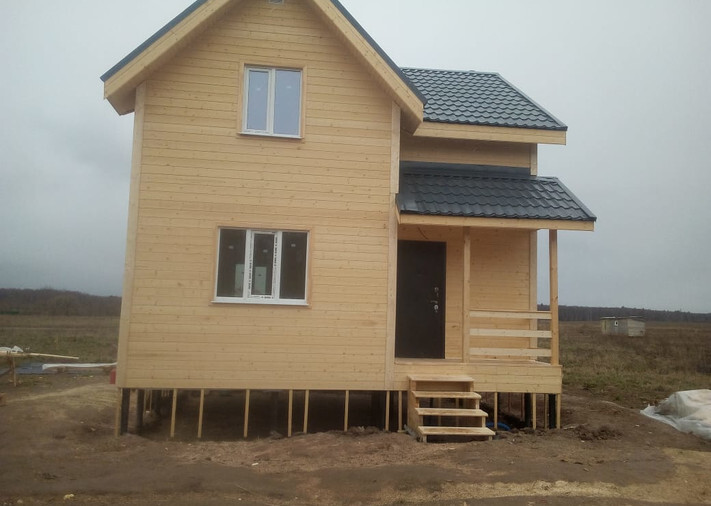 Каркасный дом 7х7 Сказка в Домодедовском р-не, КП Шишкино 2, фото 1