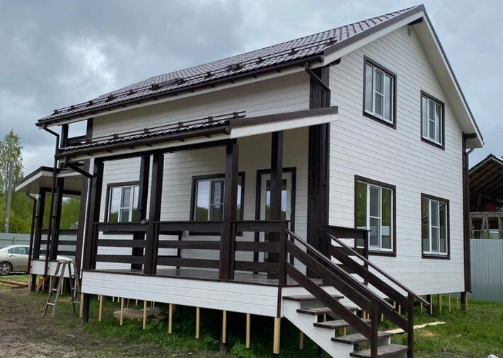 Каркасный дом 8х9,5 Рублевский в г. Электросталь, СНТ Горелый лес, фото 1