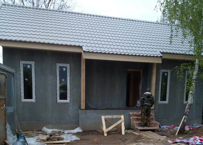 Каркасный дом 6х10 Зодиак в г. Троицк, фото 1