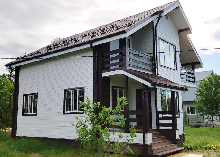 Каркасный дом 8х9,5 Рублевский в Раменском р-не, ДНП Григорово, фото 1