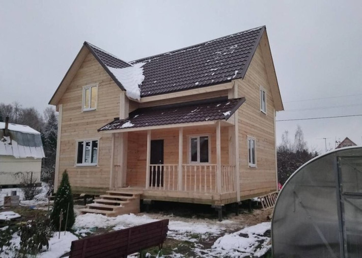 Брусовый дом 7х9,5 «Сказка 3» в Стремиловском с. п., СНТ «Муравей», фото 1