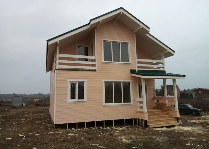 Каркасный дом 8х9,5 Рублевский Домодедово, КП Ясный, фото 1