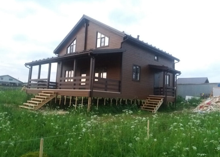 Каркасный дом 9х9 Донской 2  в Чеховский р-н, КП "Южные Озера", фото 1